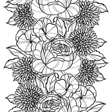 Kusursuz çiçek deseni