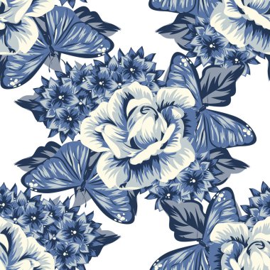 Kusursuz çiçek deseni