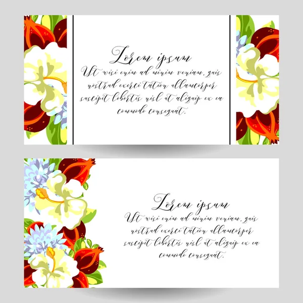 Vintage çiçek davetiye