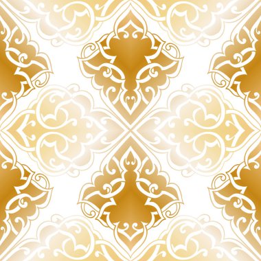 Kusursuz tek renkli süsleme deseni