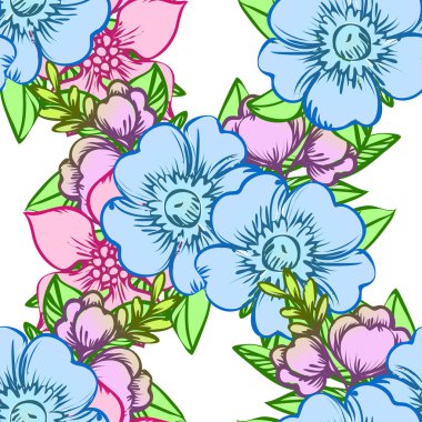 Kusursuz çiçek deseni