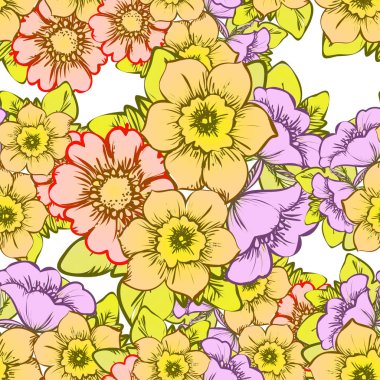 Kusursuz çiçek deseni