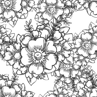 Kusursuz çiçek deseni