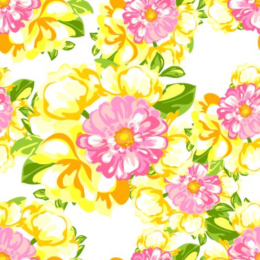 Kusursuz çiçek deseni