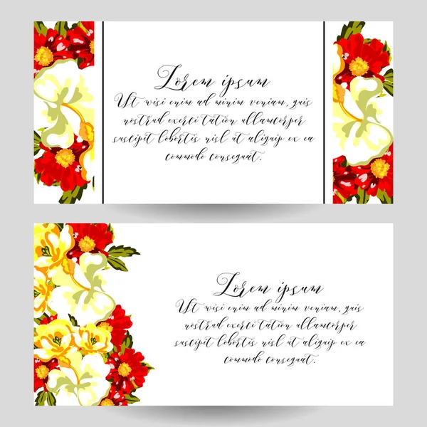 Vintage çiçek davetiye