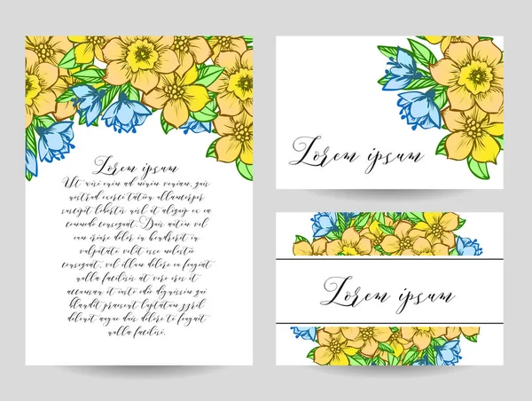 Vintage çiçek davetiye