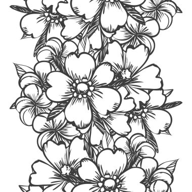 Kusursuz çiçek deseni