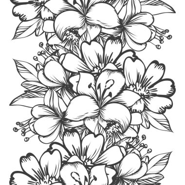 Kusursuz çiçek deseni