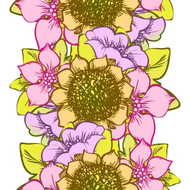 Kusursuz çiçek deseni