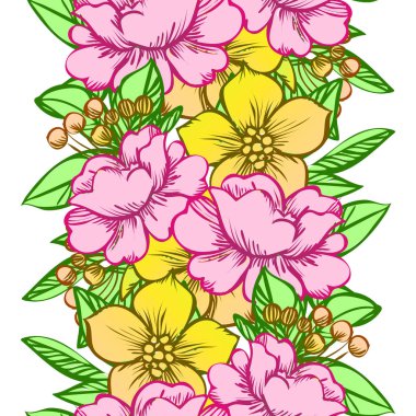 Kusursuz çiçek deseni