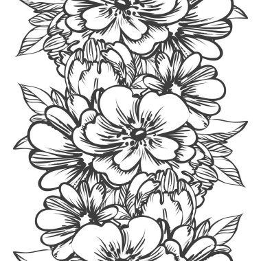 Kusursuz çiçek deseni