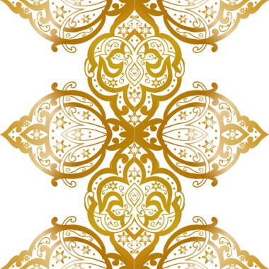 Kusursuz tek renkli süsleme deseni