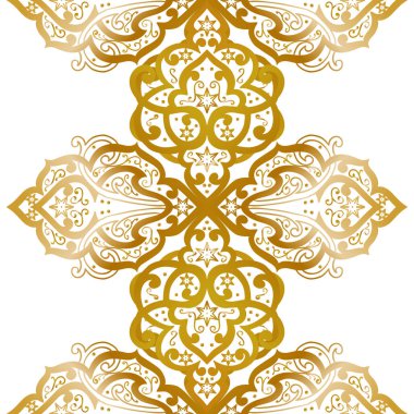 Kusursuz tek renkli süsleme deseni