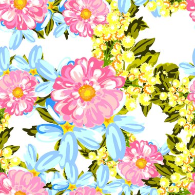 Kusursuz çiçek deseni