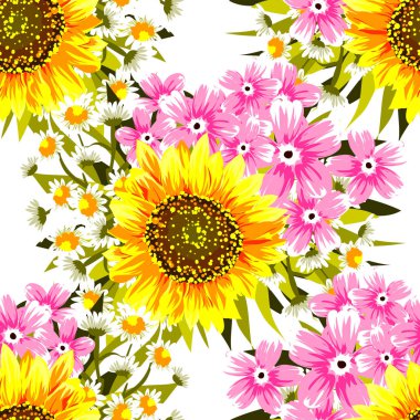 Kusursuz çiçek deseni