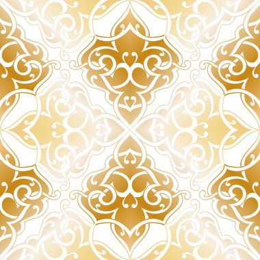 Kusursuz tek renkli süsleme deseni