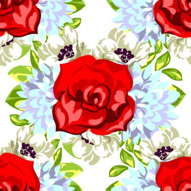 Kusursuz çiçek deseni