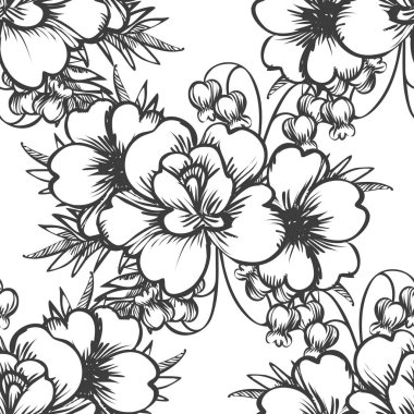 Kusursuz çiçek deseni