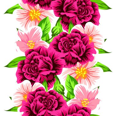 Kusursuz çiçek deseni