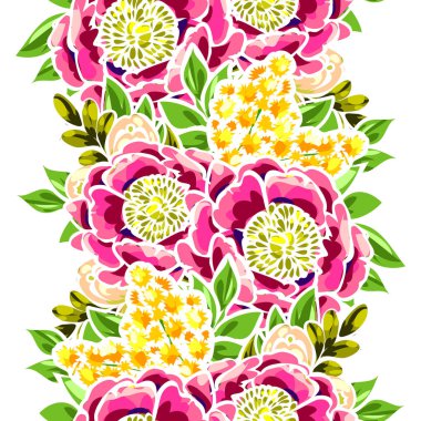 Kusursuz çiçek deseni