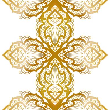 Kusursuz tek renkli süsleme deseni