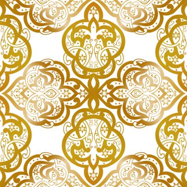 Kusursuz tek renkli süsleme deseni