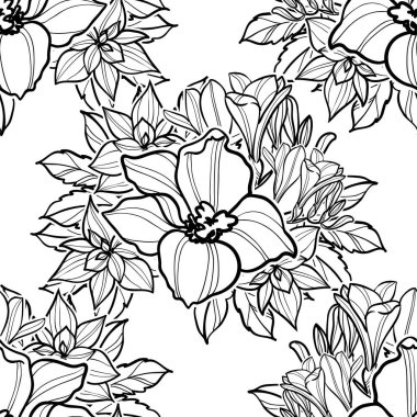 Kusursuz çiçek deseni