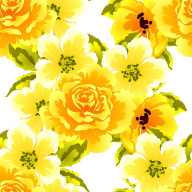 Kusursuz çiçek deseni