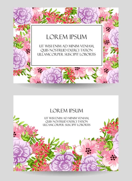 Vintage çiçek davetiye