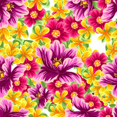 Kusursuz çiçek deseni