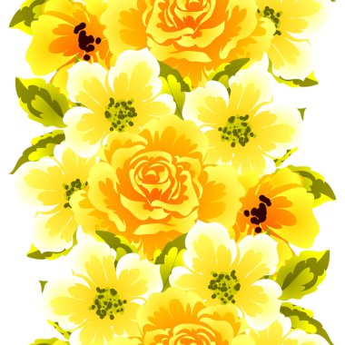 Kusursuz çiçek deseni