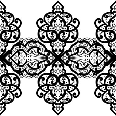 Kusursuz tek renkli süsleme deseni