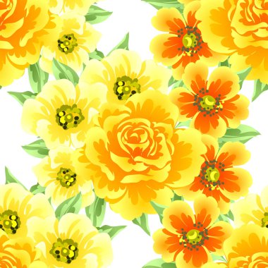 Kusursuz çiçek deseni