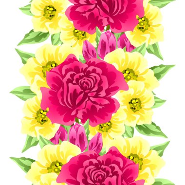 Kusursuz çiçek deseni