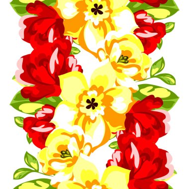 Kusursuz çiçek deseni