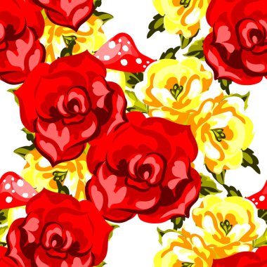 Kusursuz çiçek deseni