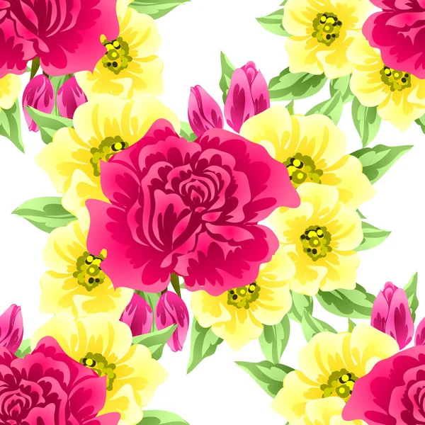 Kusursuz çiçek deseni