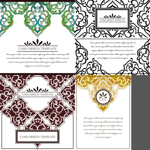 davetiye kartlarla çiçek öğeleri