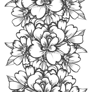 Kusursuz çiçek deseni 