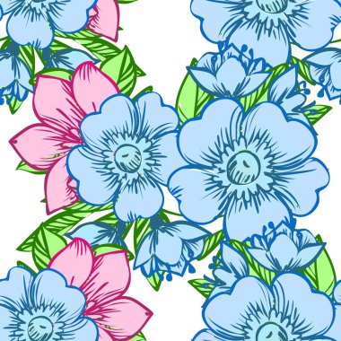 Kusursuz çiçek deseni 