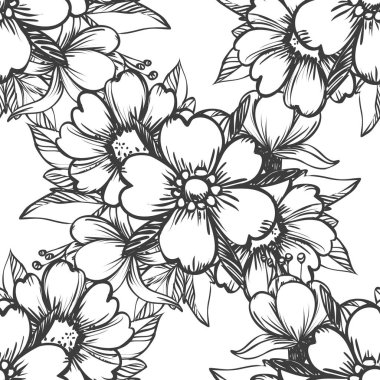 Kusursuz çiçek deseni 