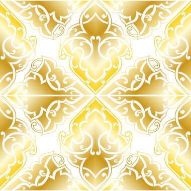 Kusursuz tek renkli süsleme deseni