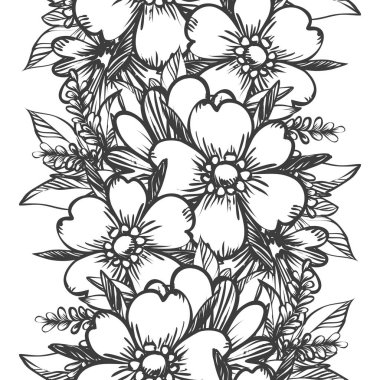 Kusursuz çiçek deseni 