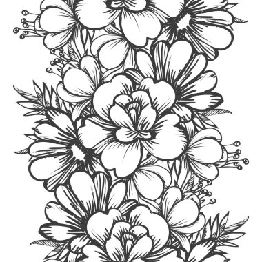 Kusursuz çiçek deseni 