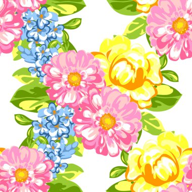 Kusursuz çiçek deseni 