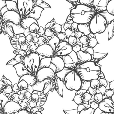 Kusursuz çiçek deseni 