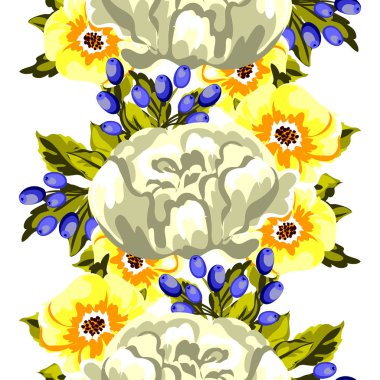 Kusursuz çiçek deseni 