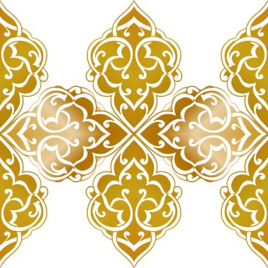 Kusursuz tek renkli süsleme deseni