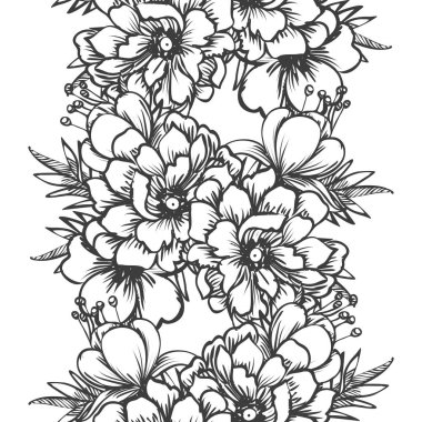 Kusursuz çiçek deseni 