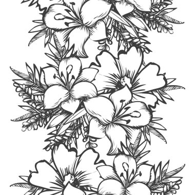 Kusursuz çiçek deseni 